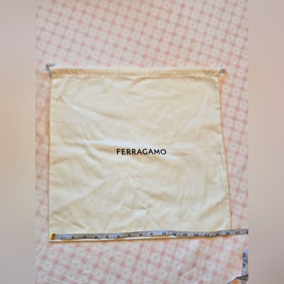 Ferragamo Dust Bag – 16.25" × 15.5" Drawstring Storage Pouch - Picture 2 of 5